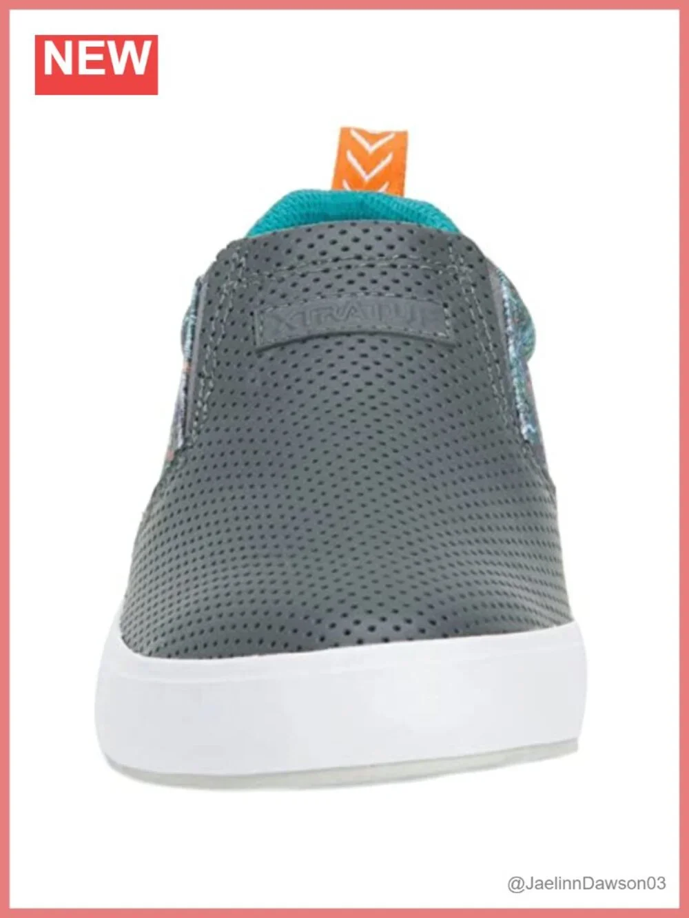 XTRATUF Women's Water Resistant Leather Slip-On Deck Shoe with Cushioned Insole